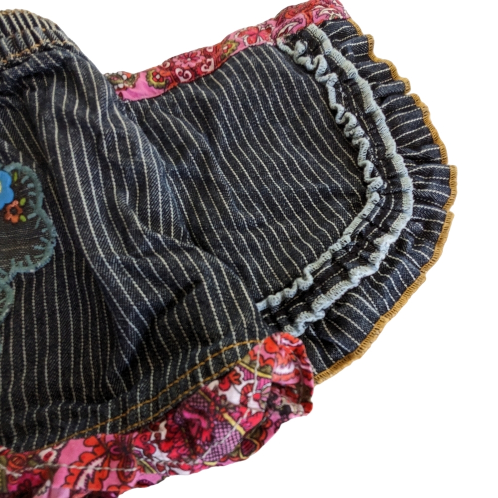 Oilily Angel Face Peek A Boo Denim Skirt - Picture 4 of 8